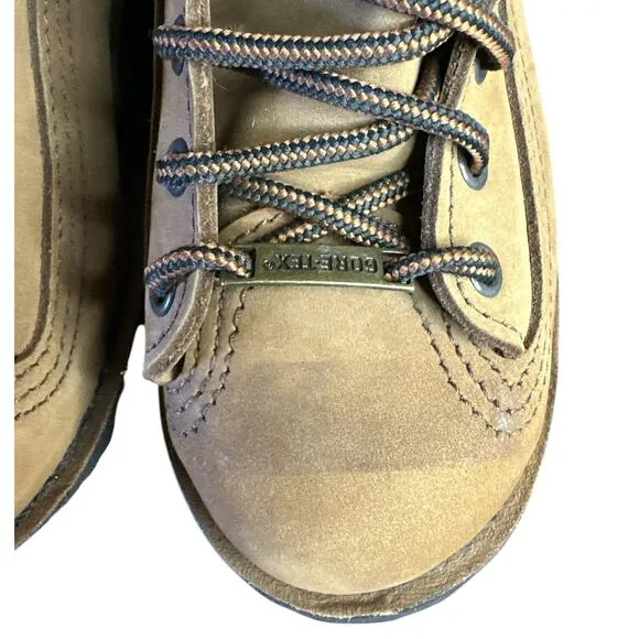 Danner Hawk Hiking Brown Leather Boots Women 5.5 200G GTX 45700 Bob Sole New USA