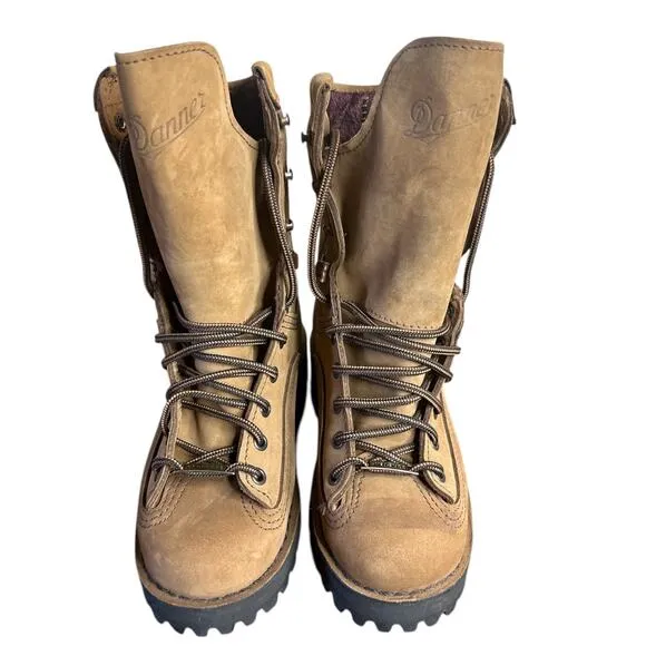 Danner Hawk Hiking Brown Leather Boots Women 5.5 200G GTX 45700 Bob Sole New USA
