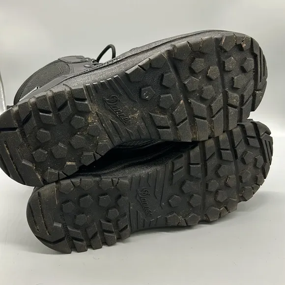 Danner Lookout 8&quot; Black Leather Waterproof Boots Shoes 23824 Mens 8.5” Like New!