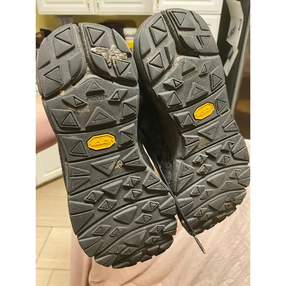 Danner Mountain 600 Enduroweave 4.5&quot; Hiking Boots Black Mens 9 D EU 43 62281 EUC