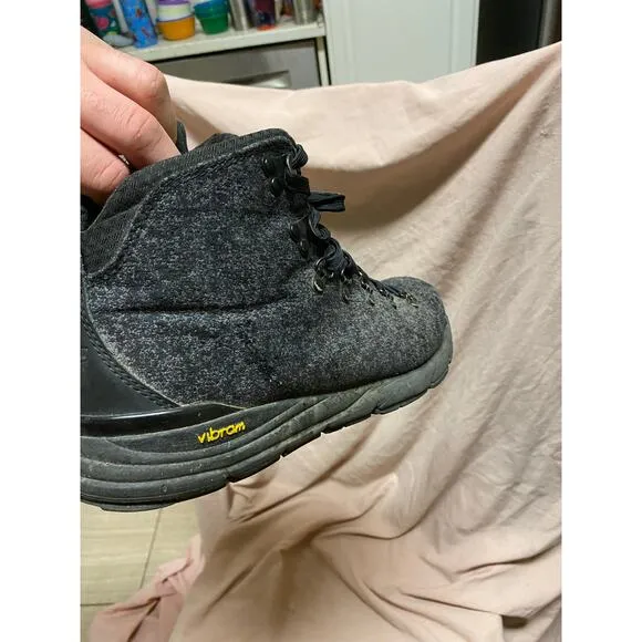 Danner Mountain 600 Enduroweave 4.5&quot; Hiking Boots Black Mens 9 D EU 43 62281 EUC