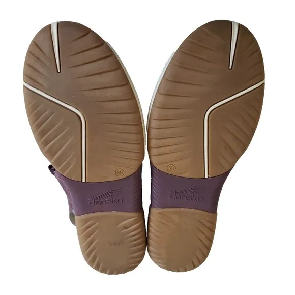 Dansko Raeann Shoes Comfort Slingback Athletic Purple Women's Sz 7.5 - 8 EU 38