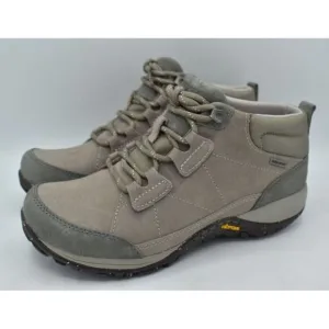 Dansko Womens EU Size 40 US 9.5-10 Pearla Burnished Suede Stone Waterproof Boots