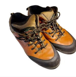 Dear Stags Men's Brown Waterproof Leather Hiking Boots Anchor Comfort Casual 12