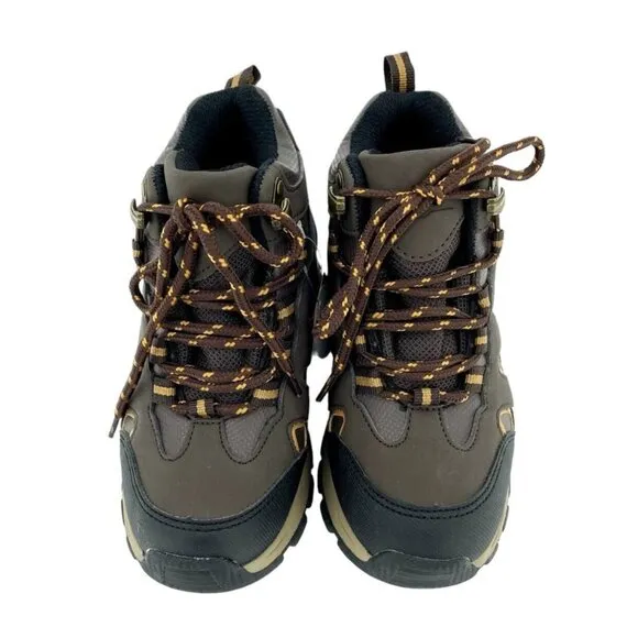 Deer Stags Boys Ankle Winter Lace Up Brown Boots SZ 12 New