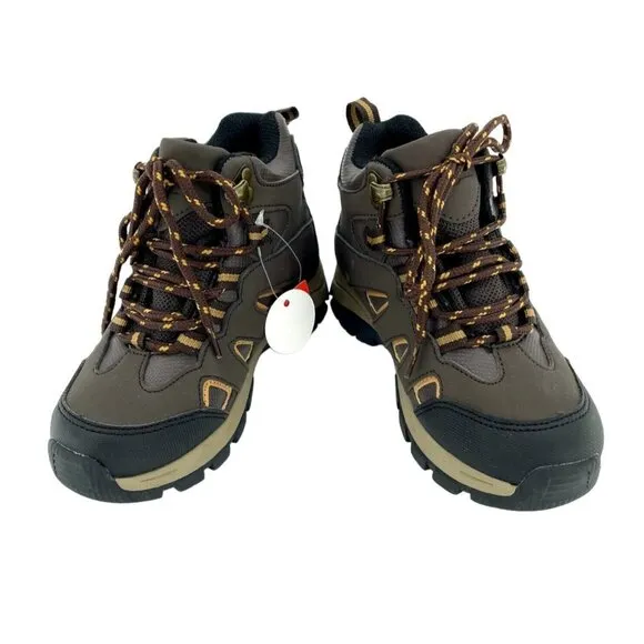 Deer Stags Boys Ankle Winter Lace Up Brown Boots SZ 12 New