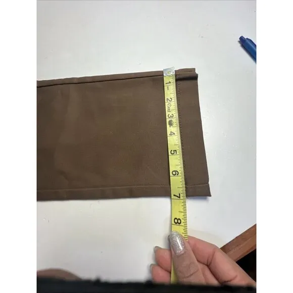 Dickies Flex 34x30 Pants Skinny Straight Brown Mens Twill Workwear Preppy
