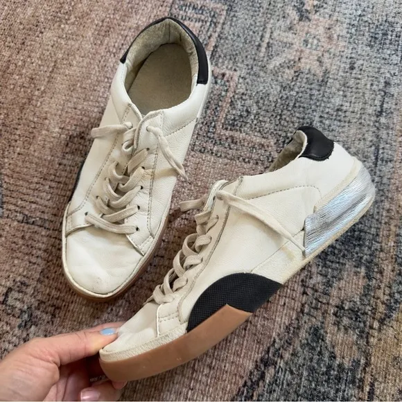 Dolce Vita White Sneakers sz 7.5