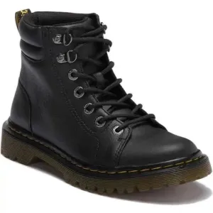 Dr Martens Faora Leather Hiker Moto Boots