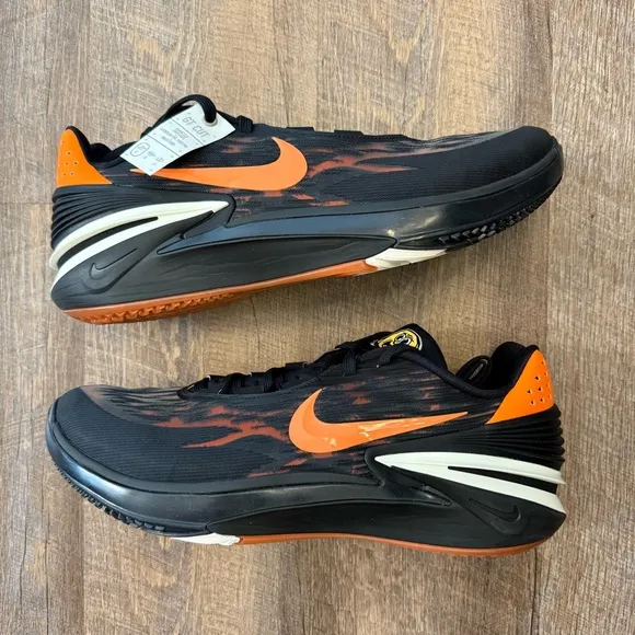 DS NEW Nike Air Zoom GT G.T. Cut 2 Nike University Black Orange