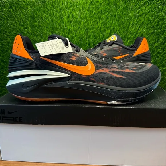 DS NEW Nike Air Zoom GT G.T. Cut 2 Nike University Black Orange