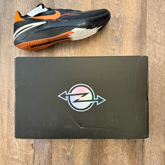 DS NEW Nike Air Zoom GT G.T. Cut 2 Nike University Black Orange