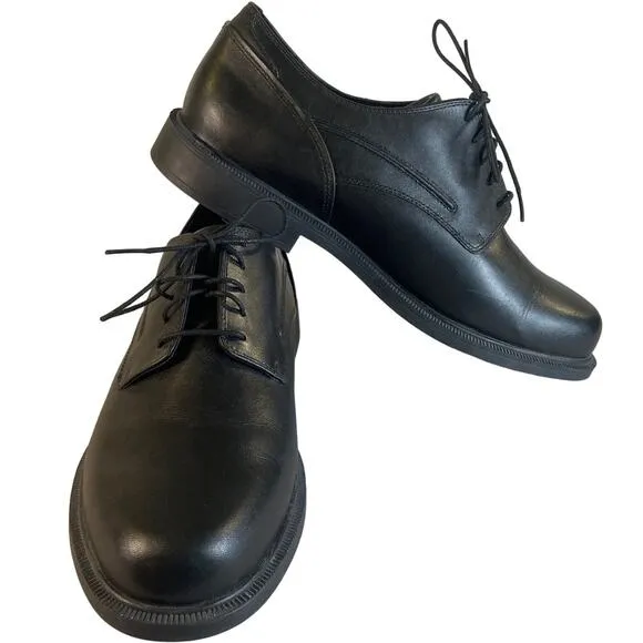 Dunham Mens Size 12 EE Burlington Waterproof Oxford Black Shoes MCT410BK