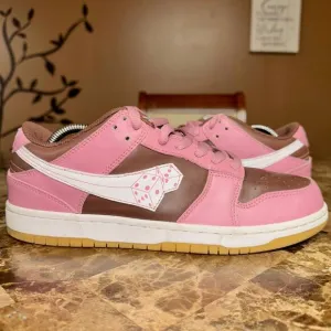 Dybbuk x Evanmock Sorryinadvance Dunk Lucky 7 Men's Shoes Sneakers Pink Brown 10