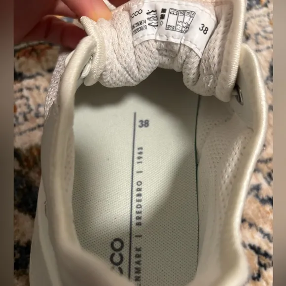 Ecco Biom 2.0 White Textile Sneakers