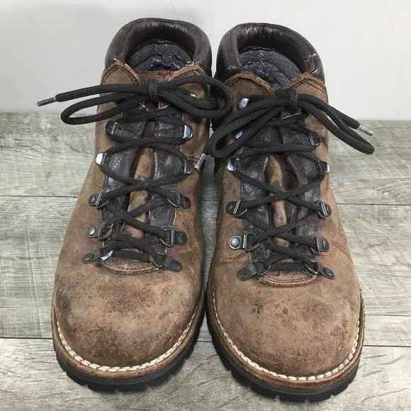 Eddie Bauer Hiking Leather Hiker Stomper Womens Boots Vintage Backpacking Size 9