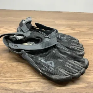 Fila Skele-Toes EZ Slide Mens Barefoot Running Shoes Black Mens Size 13