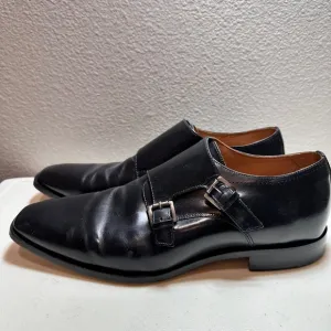 Flag Ltd Mens Size 10.5M Black InnoFlex 852FL0001 Noble Double Monk Dress Shoes