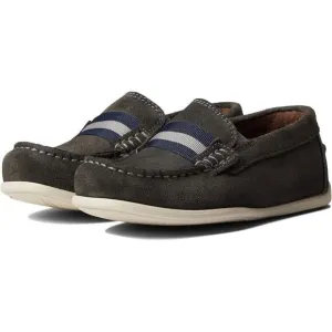Florsheim Jasper Jr. Loafer Boys US 10.5 Gray Suede Moc Toe Casual Shoes KHD719