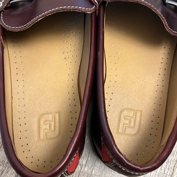Footjoy Club Casual Shoes 79019 Leather Horse Bit Loafers Mens Size 9.5 W
