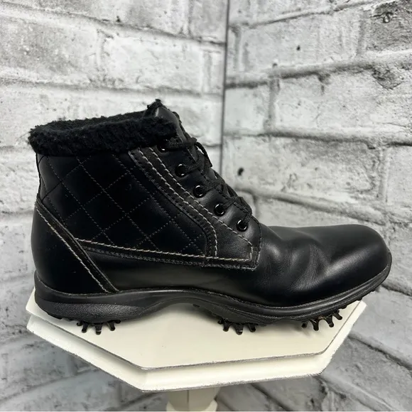 FootJoy Embody Bavaria Fleece Lined Waterproof Spiked Golf Ankle Boots