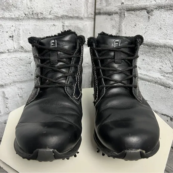 FootJoy Embody Bavaria Fleece Lined Waterproof Spiked Golf Ankle Boots