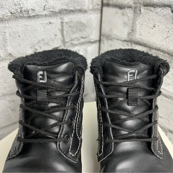 FootJoy Embody Bavaria Fleece Lined Waterproof Spiked Golf Ankle Boots