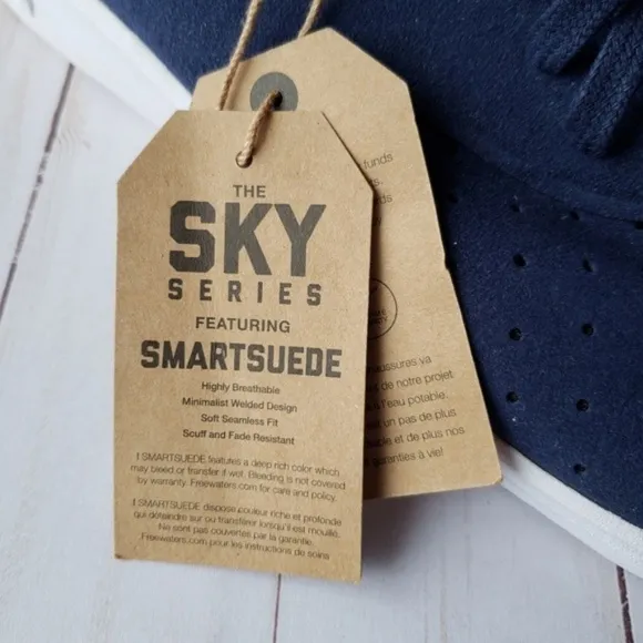 Free Waters Sky Trainer Suede Navy Shoes 11
