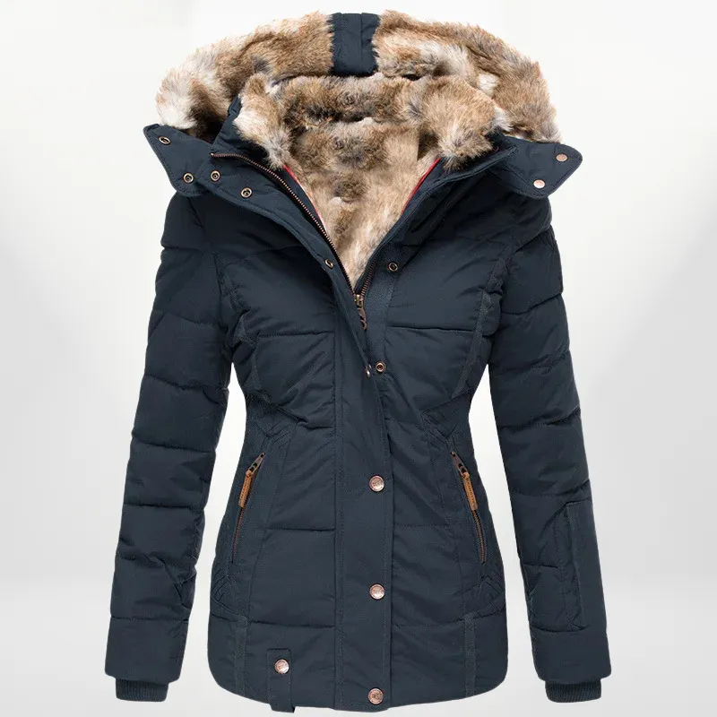 Fur-Lined Winter Jacket | Quilted | Warm & Tailored
