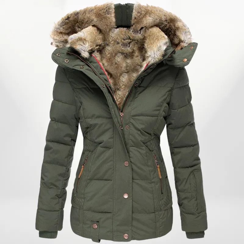 Fur-Lined Winter Jacket | Quilted | Warm & Tailored