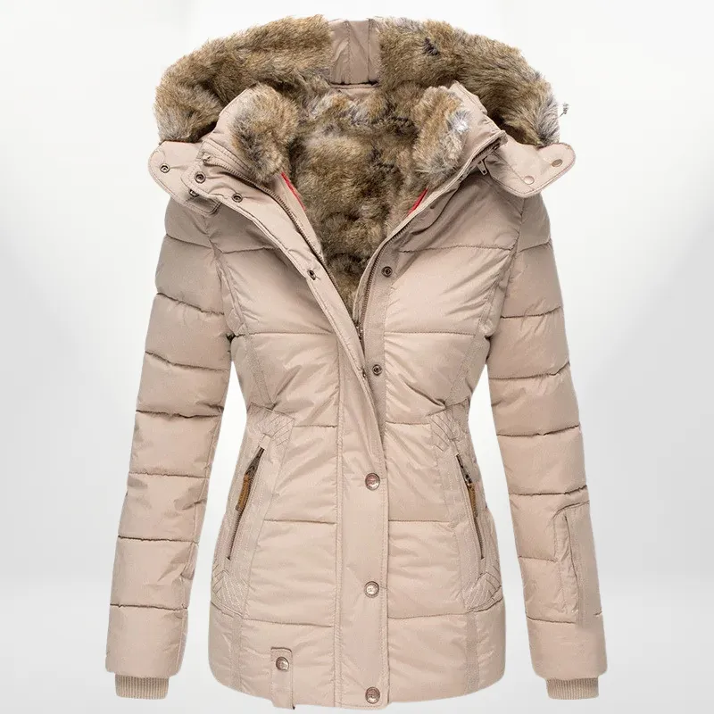 Fur-Lined Winter Jacket | Quilted | Warm & Tailored