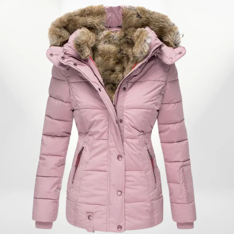Fur-Lined Winter Jacket | Quilted | Warm & Tailored