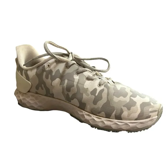 G Fore MG4 Men's Snow Camo Pattern Lace Up Molded Golf Golfing Shoes Size 10.5