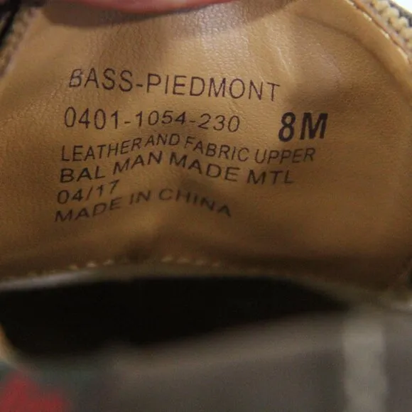 G. H. Bass &amp; Co Piedmont Saddle Shoes sz 8 Men Corduroy