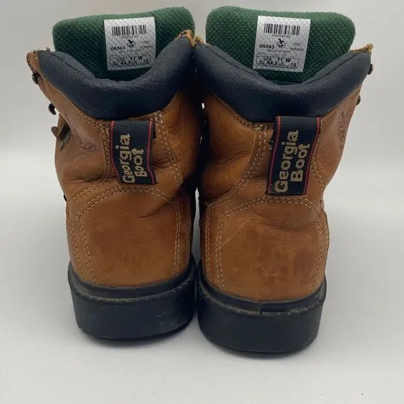 Georgia Boot Farm‎ Ranch Waterproof Boots Comfort Core G6503 Mens 11 W