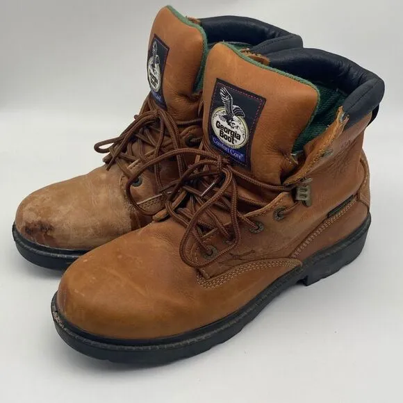 Georgia Boot Farm‎ Ranch Waterproof Boots Comfort Core G6503 Mens 11 W