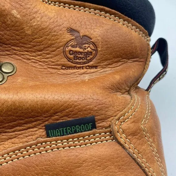 Georgia Boot Farm‎ Ranch Waterproof Boots Comfort Core G6503 Mens 11 W