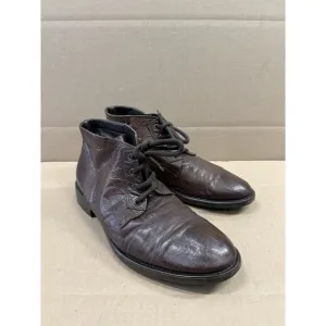 GEOX Terrance Mens Soft Brown Leather Waterproof Boots Size 43