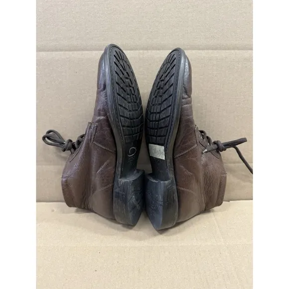 GEOX Terrance Mens Soft Brown Leather Waterproof Boots Size 43