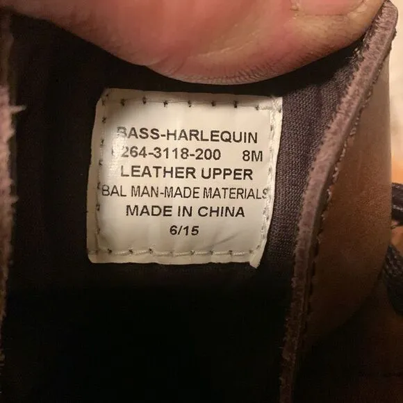 G.H. BAS &amp;CO, winter boots, rubber bottoms, leather uppers, like new, size 8