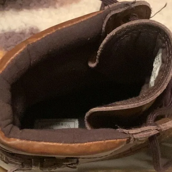 G.H. BAS &amp;CO, winter boots, rubber bottoms, leather uppers, like new, size 8