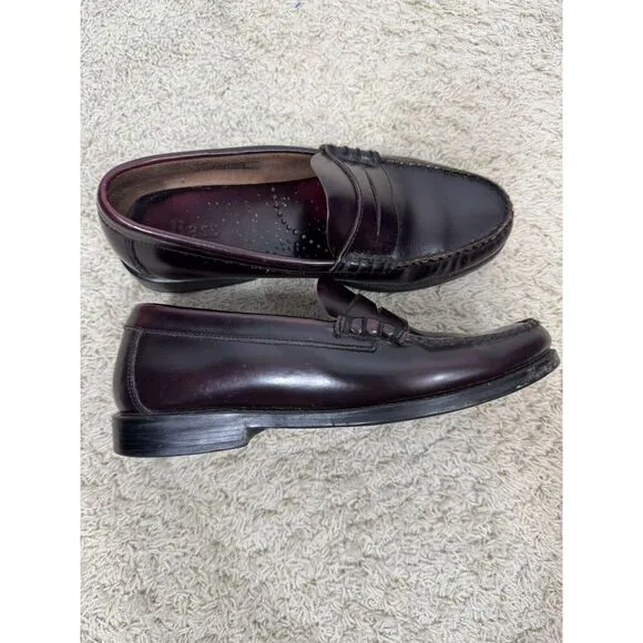 GH Bass Men's Walton Penny Loafer Dress Shoes Size 10M Cordovan VTG Classic Work
