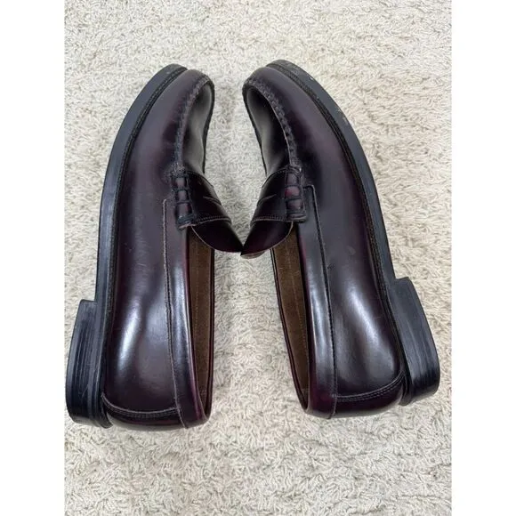 GH Bass Men's Walton Penny Loafer Dress Shoes Size 10M Cordovan VTG Classic Work