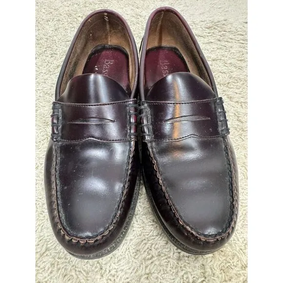GH Bass Men's Walton Penny Loafer Dress Shoes Size 10M Cordovan VTG Classic Work