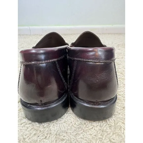 GH Bass Men's Walton Penny Loafer Dress Shoes Size 10M Cordovan VTG Classic Work