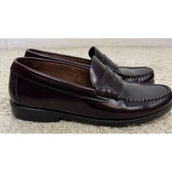 GH Bass Men's Walton Penny Loafer Dress Shoes Size 10M Cordovan VTG Classic Work