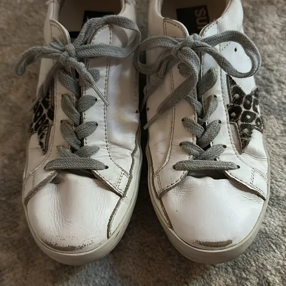 Golden Goose Superstar Sequin Cheetah Sneakers 38