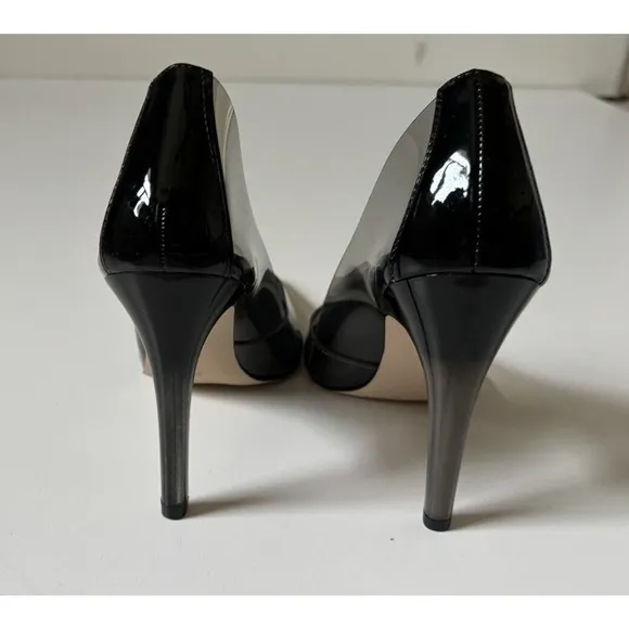 Good American Womens Shoes Cinder F*cking Rella Light Smoke Heels Size 9.5