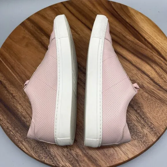 Greats Brooklyn Shoes Womens Size 9 Pink Leather Sneakers Made in Italy Pref