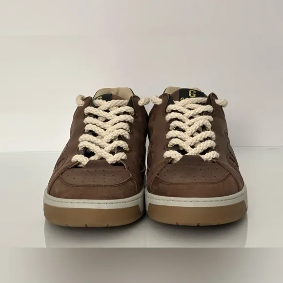 GREATS Cooper Low Lace Up Sneakers - Brown
